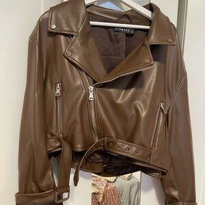 Lionness Leather Jacket Size Medium